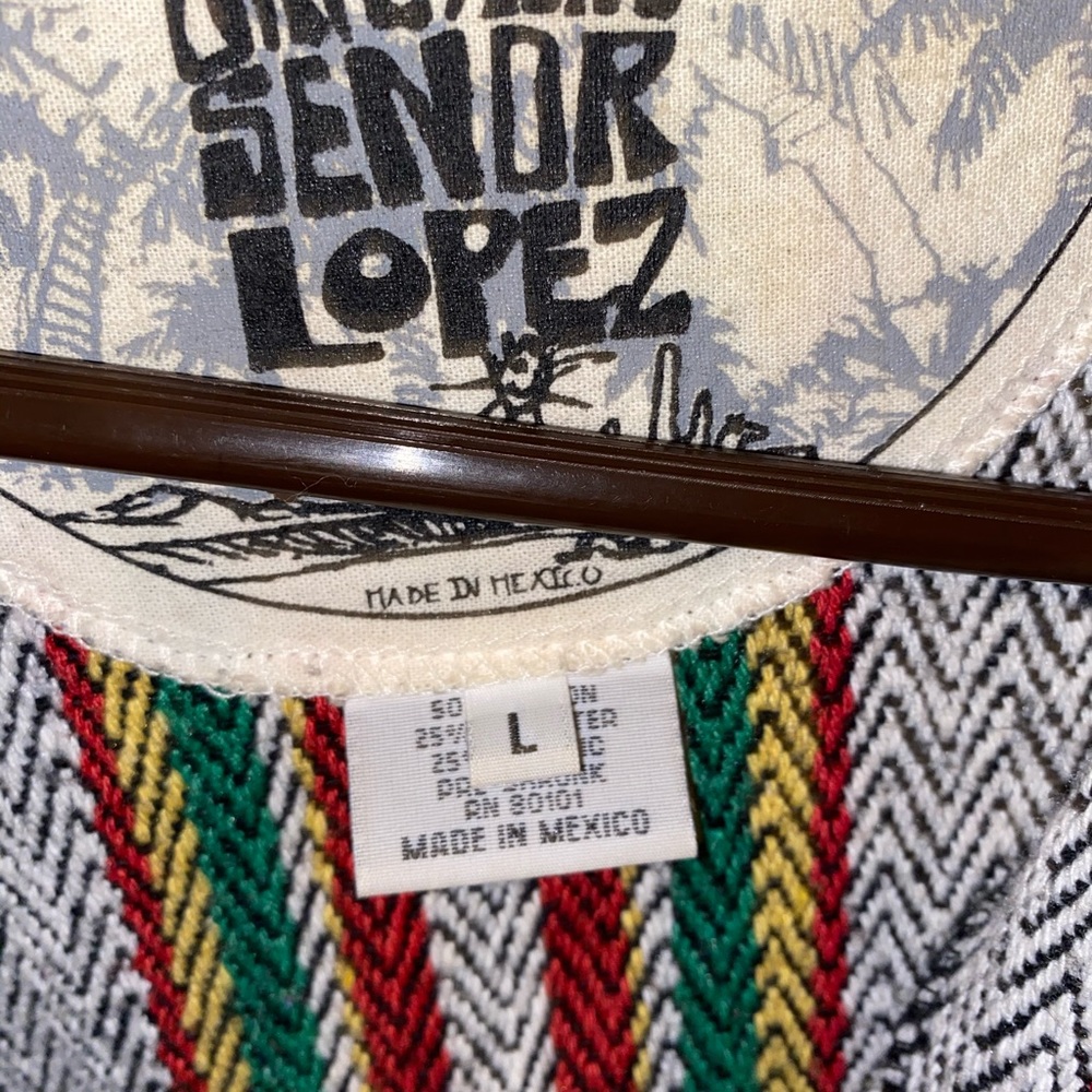 Rasta zip up vintage hoodie
